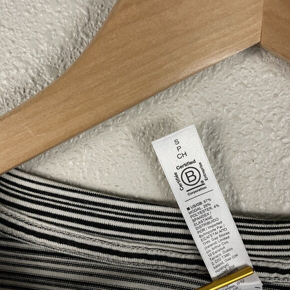 Athleta Womens S Cloudlight Stratus Striped Top Modal Long Sleeve - Picture 3 of 4